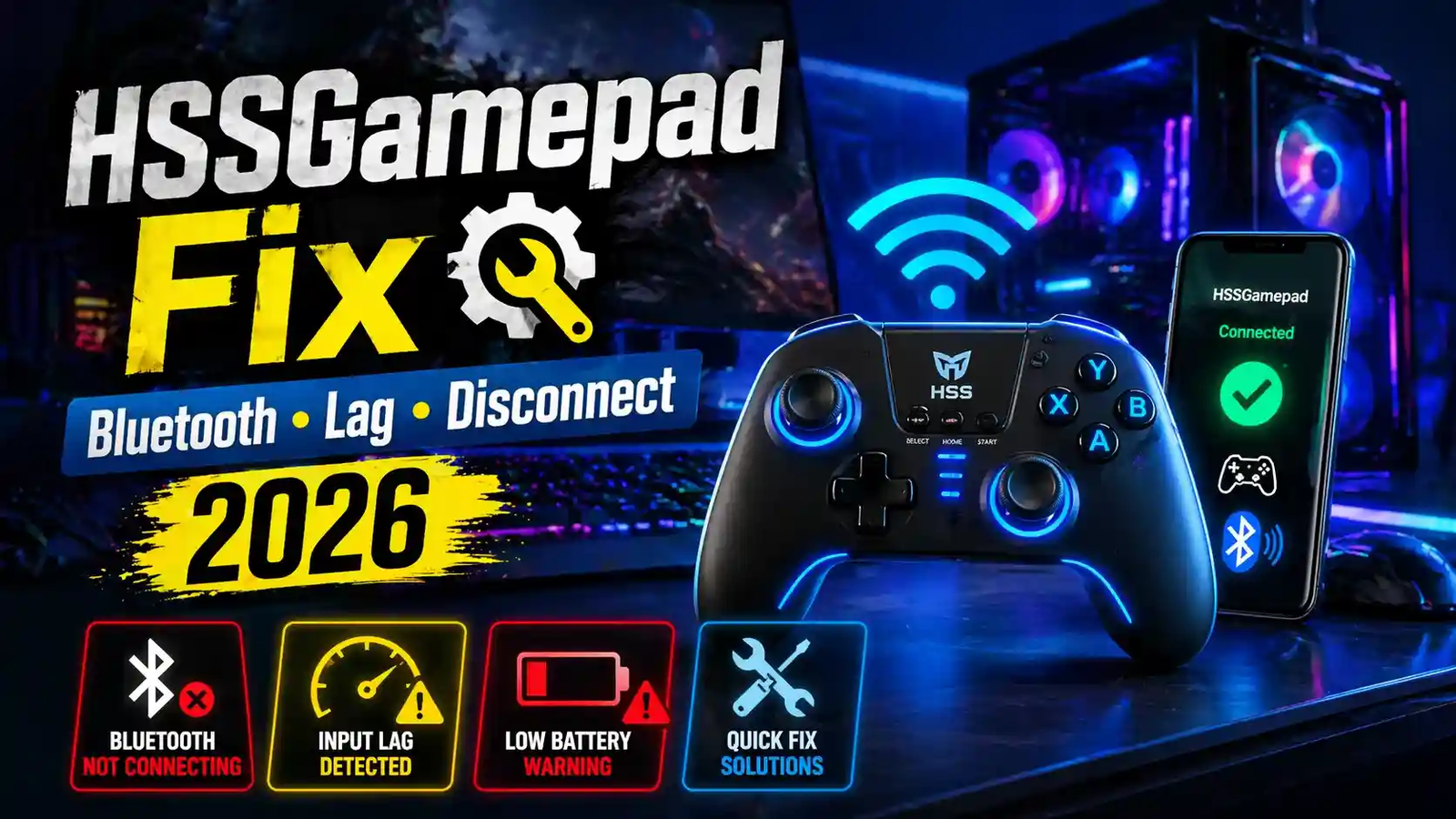 connectivity issues hssgamepad